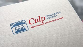 Culp Insurance Agency logo printed on a paper
